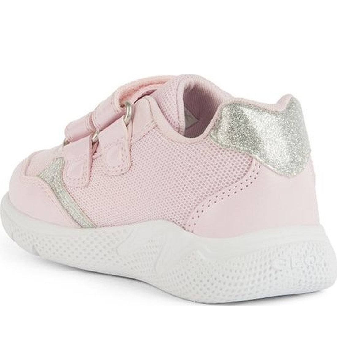 Geox girls pink sprintye sneakers | Vilbury London