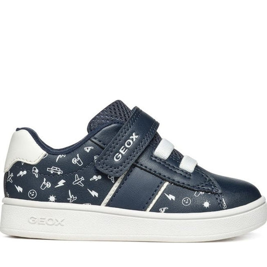 Geox boys navy, white eclyper sneakers | Vilbury London