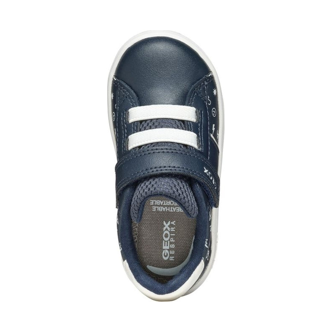 Geox boys navy, white eclyper sneakers | Vilbury London