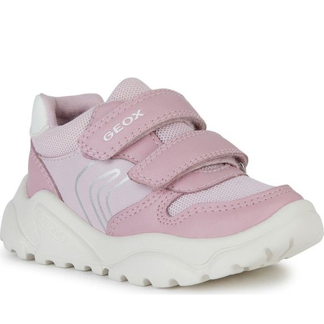 Geox girls pink ciufciuf sneakers | Vilbury London