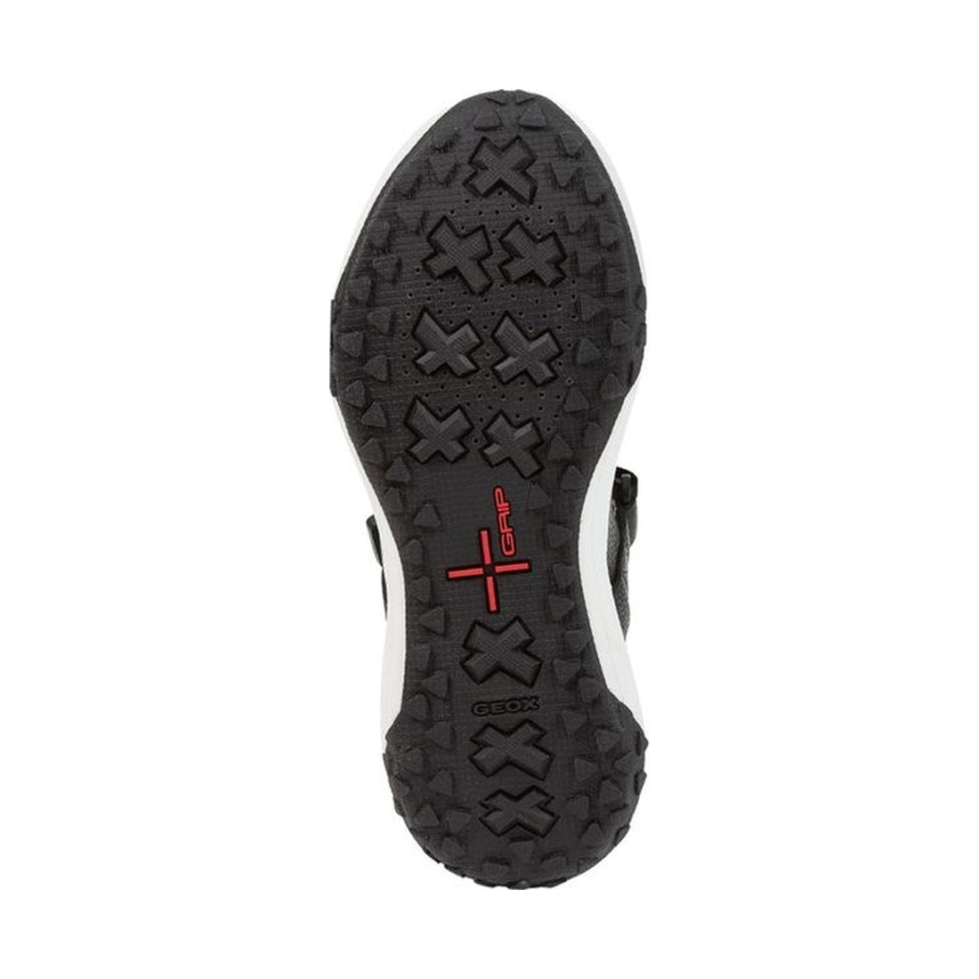 Geox womens black sorapis grip sandals | Vilbury London