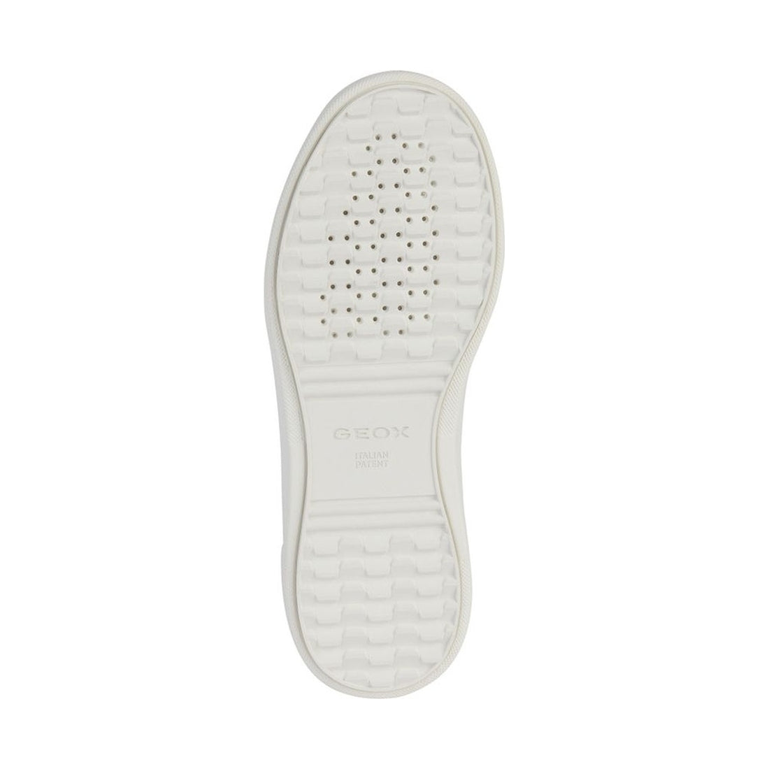 Geox womens white, lt rose dalyla sneakers | Vilbury London