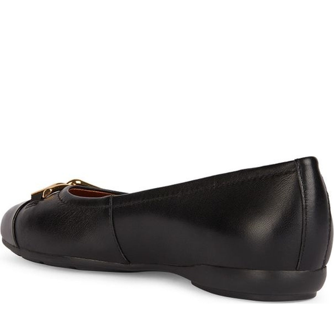 Geox womens black annytah ballerina | Vilbury London