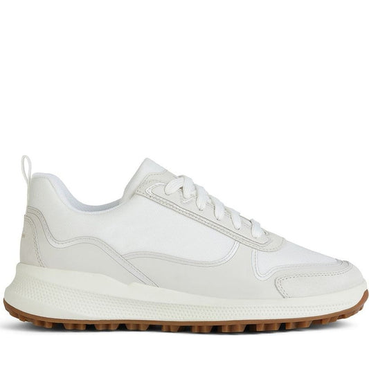 Geox womens white, off white pg1x sneakers | Vilbury London