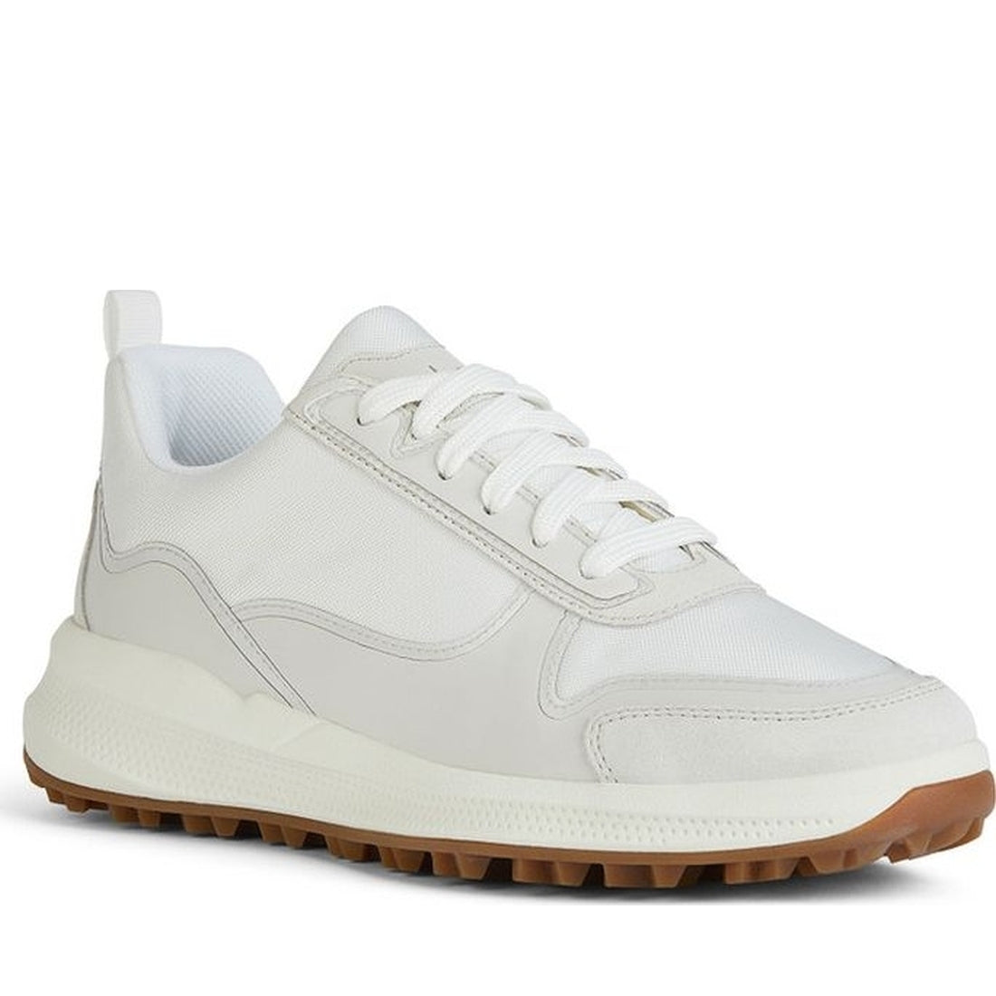 Geox womens white, off white pg1x sneakers | Vilbury London