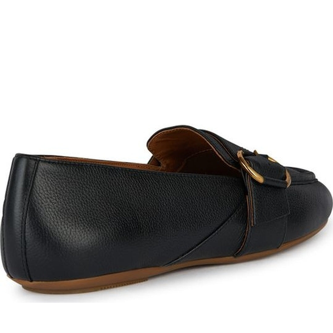 Geox womens black palmaria moccasins | Vilbury London