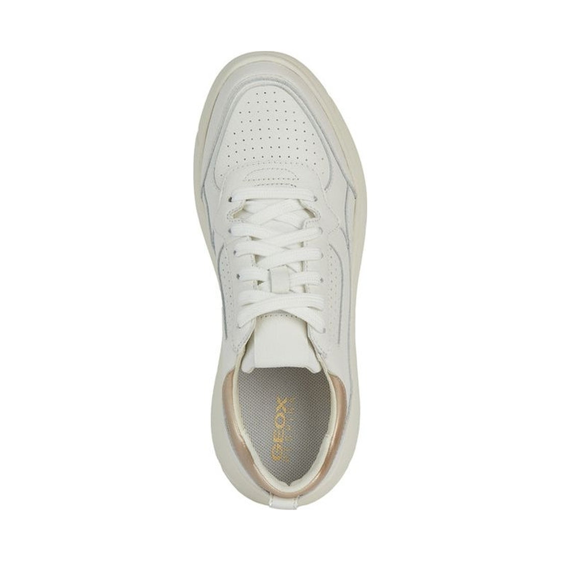 Geox womens white nebula 2.0 sneakers | Vilbury London