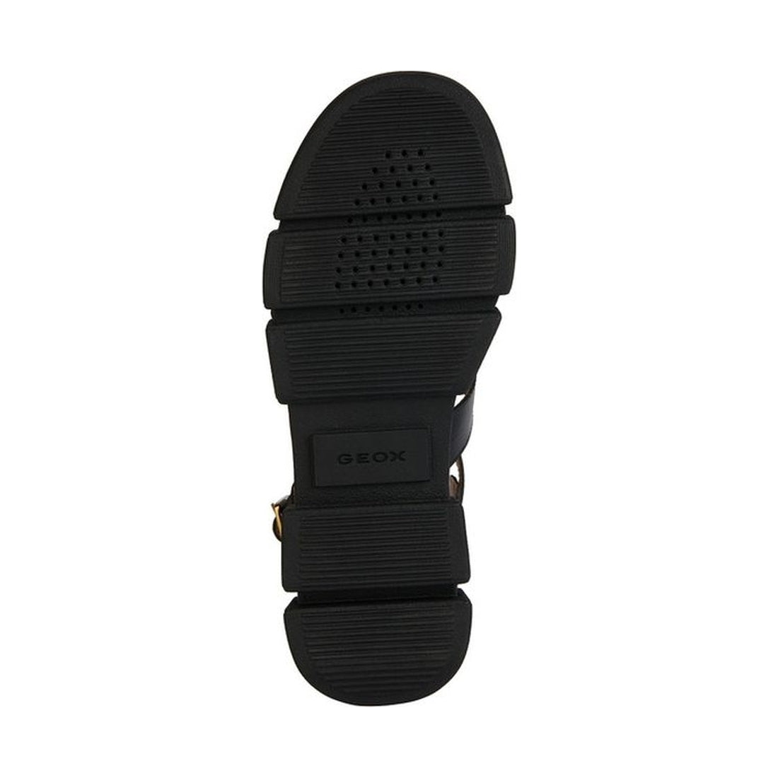 Geox womens black lisbona sandals | Vilbury London