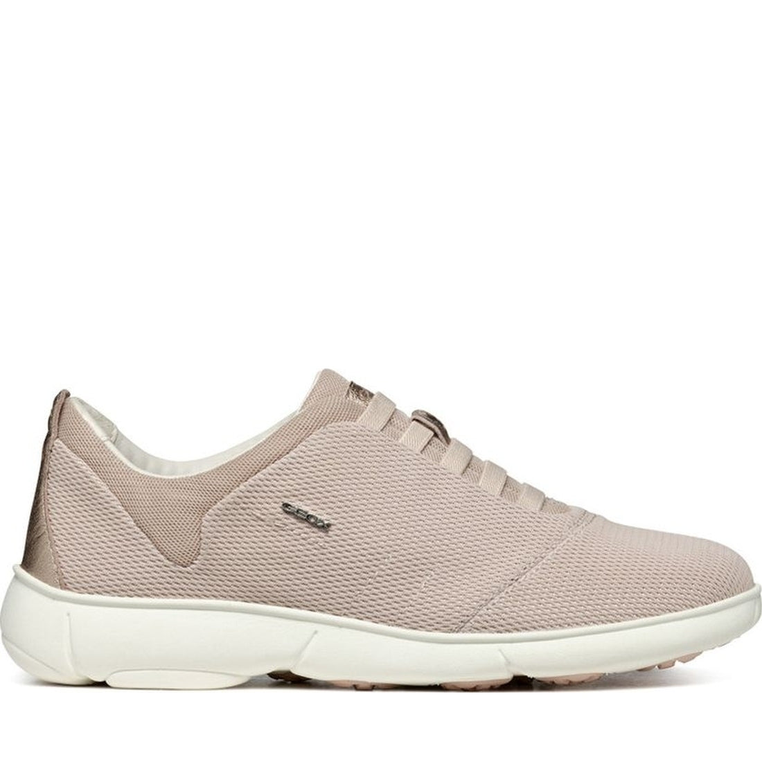 Geox womens lt rose, dk skin nebula 2.0 sneakers | Vilbury London