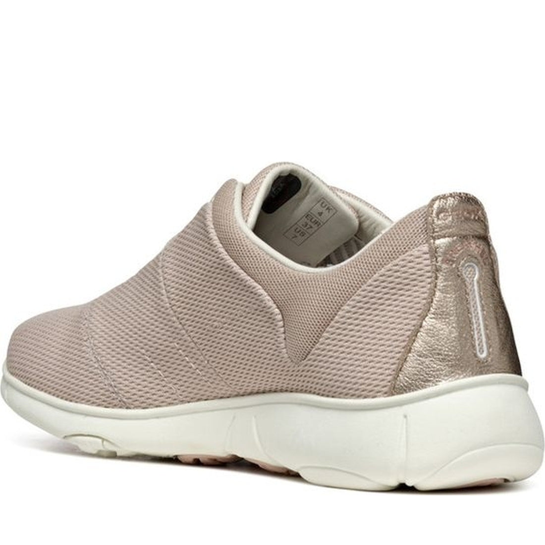 Geox womens lt rose, dk skin nebula 2.0 sneakers | Vilbury London