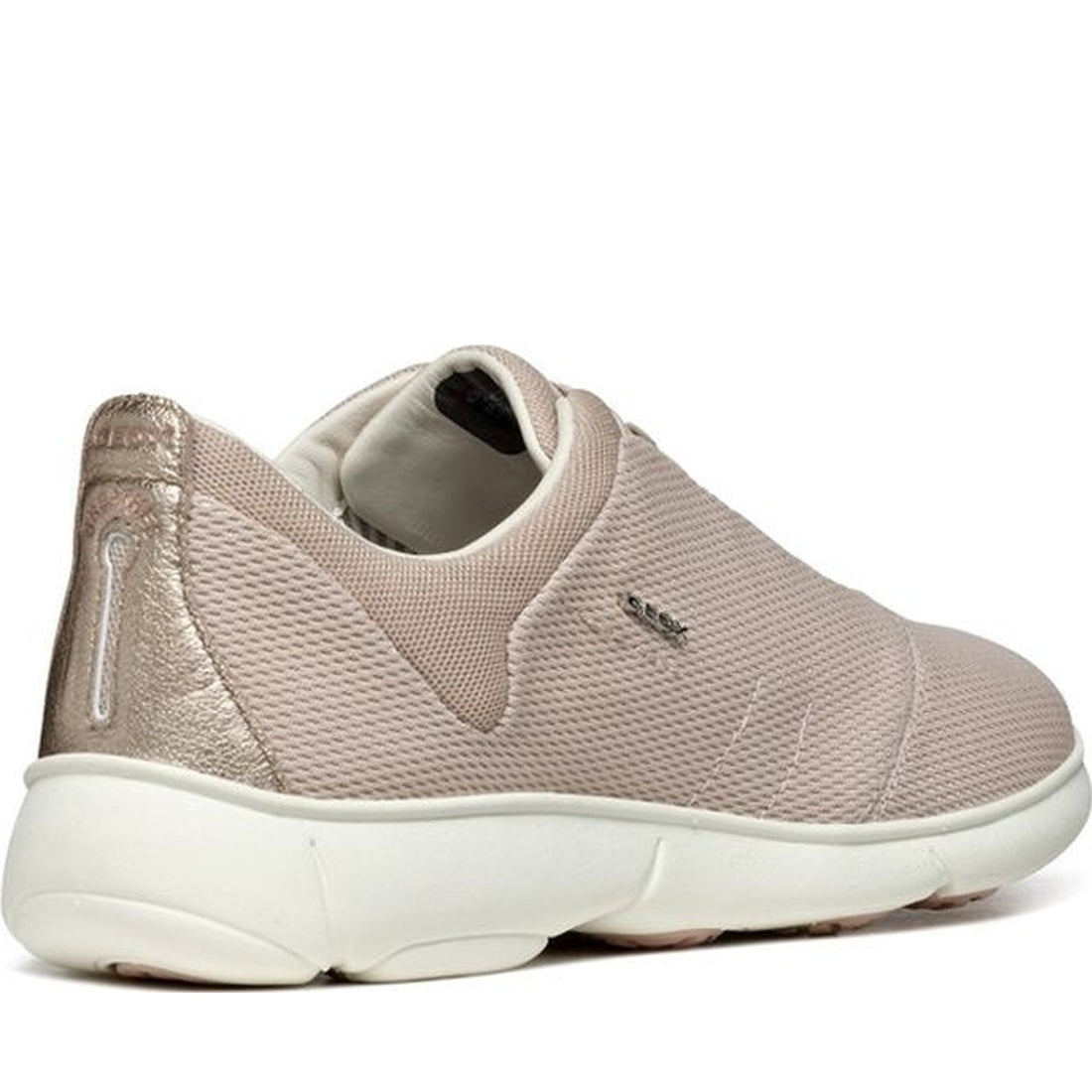 Geox womens lt rose, dk skin nebula 2.0 sneakers | Vilbury London