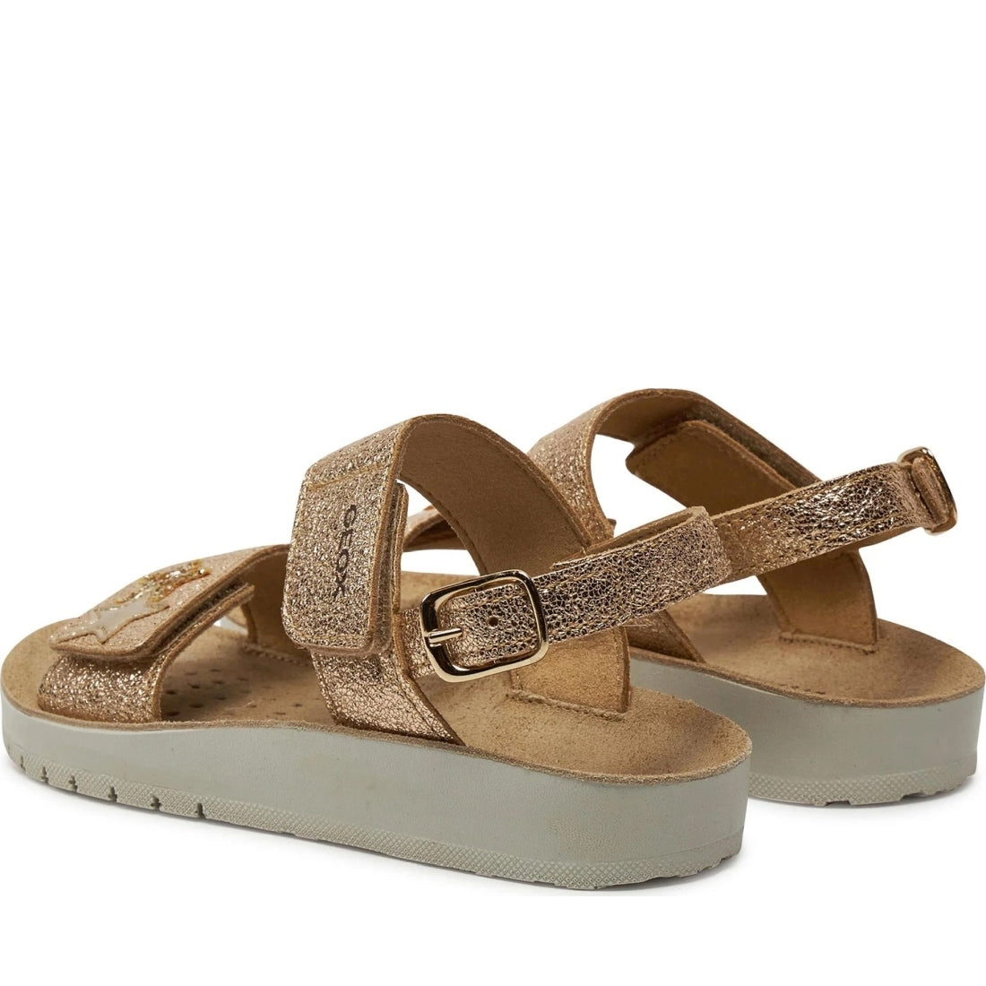 Geox girls gold sandal costarei | Vilbury London