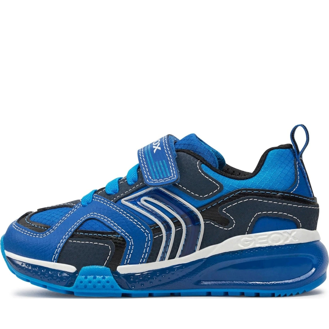 Geox boys royal, lt blue bayonyc sneakers | Vilbury London