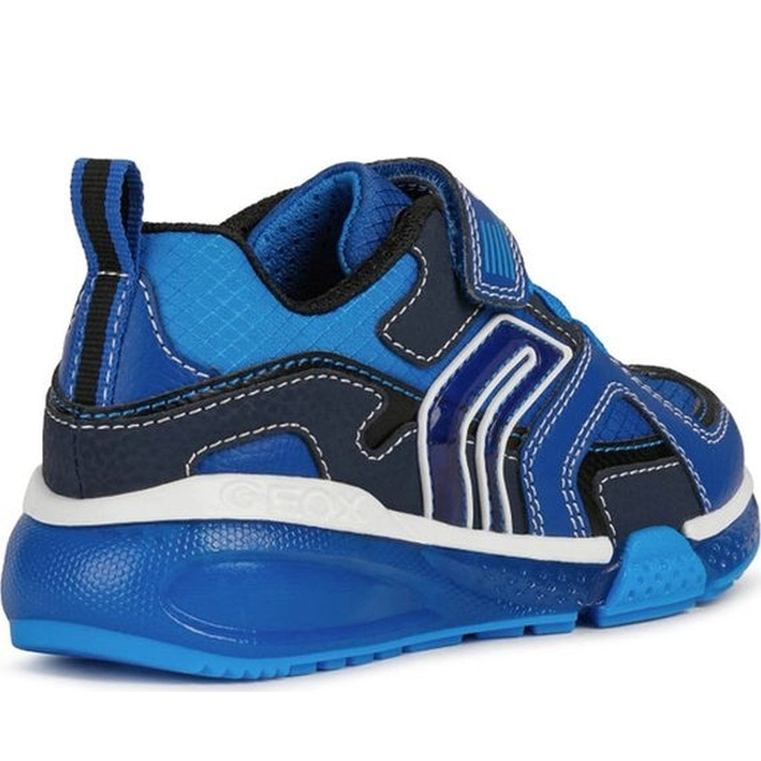 Geox boys royal, lt blue bayonyc sneakers | Vilbury London