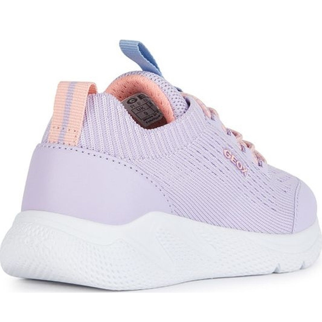 Geox girls lilac, lt coral sprintye sneakers | Vilbury London