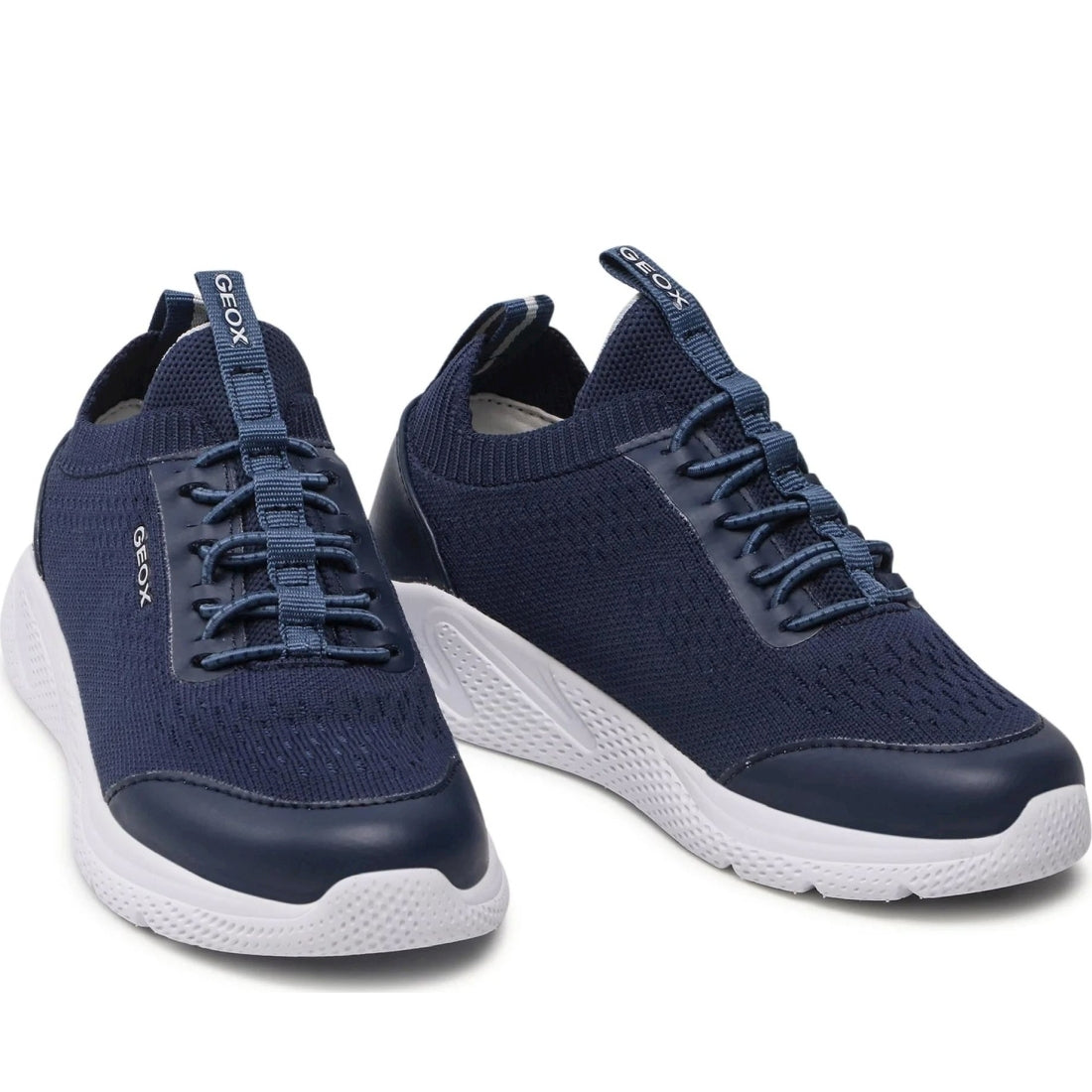 Geox boys navy sprintye sneakers | Vilbury London