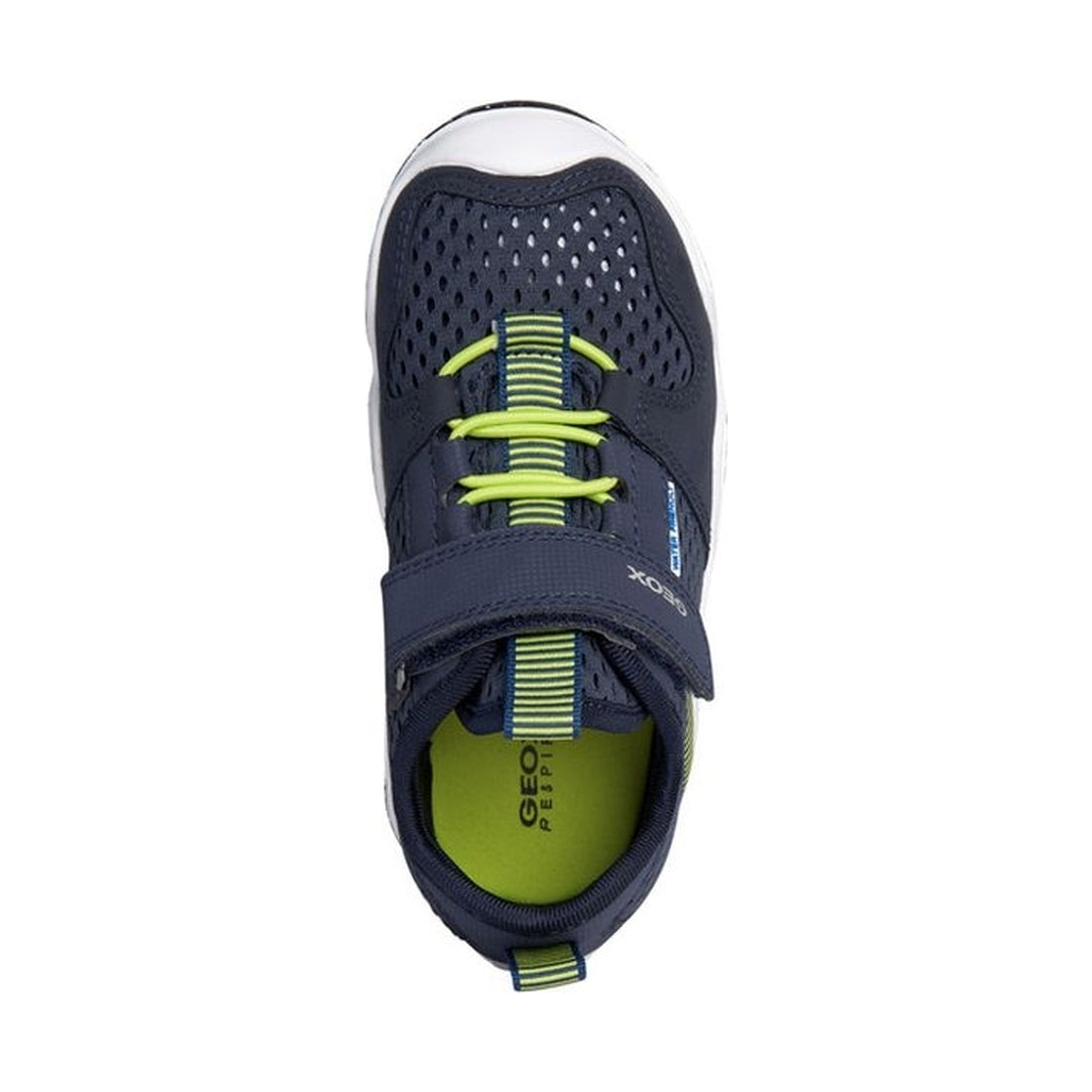 Geox boys navy, lime wader shoes | Vilbury London