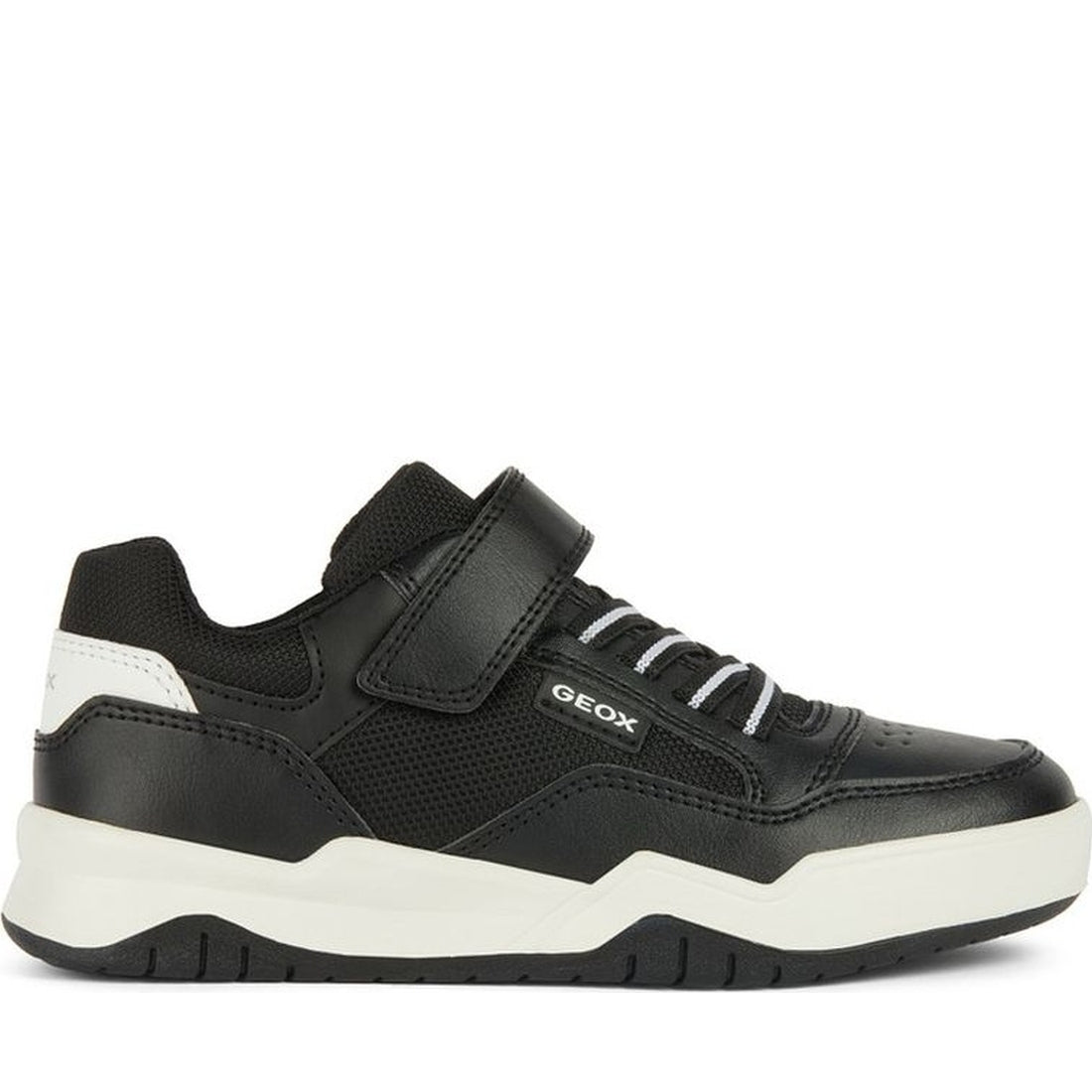 Geox boys black, white perth sneakers | Vilbury London