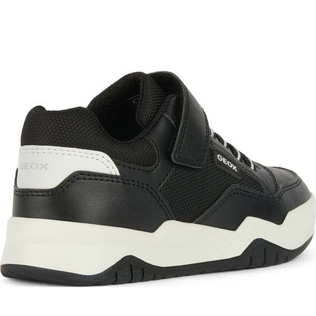 Geox boys black, white perth sneakers | Vilbury London