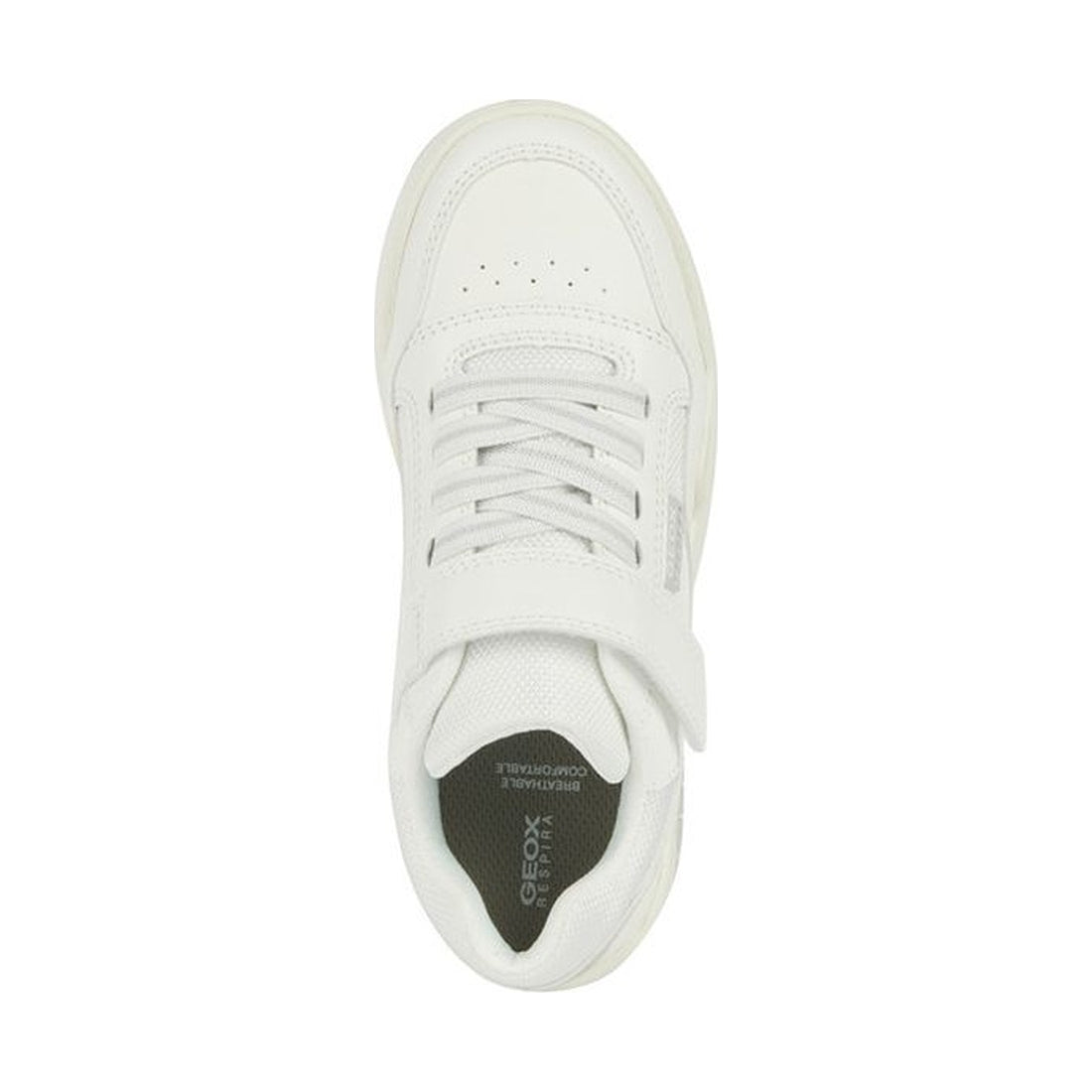 Geox boys white, lt grey perth sneakers | Vilbury London