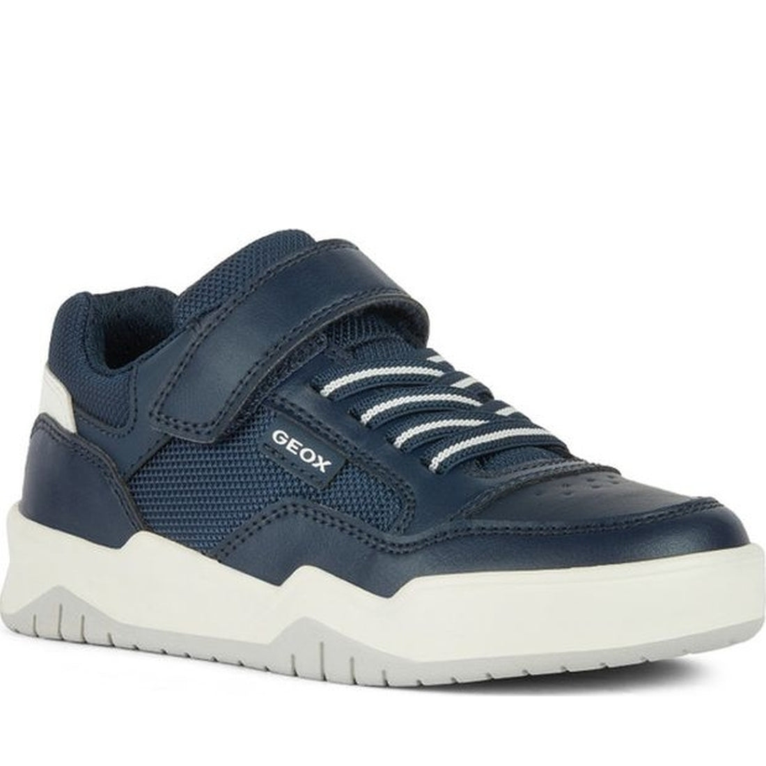 Geox boys navy, white perth sneakers | Vilbury London