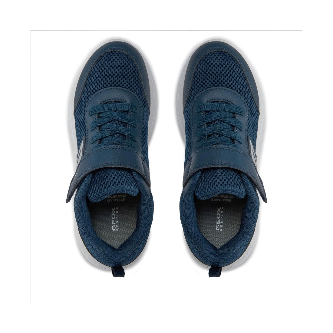 Geox boys navy sprintye sneakers | Vilbury London