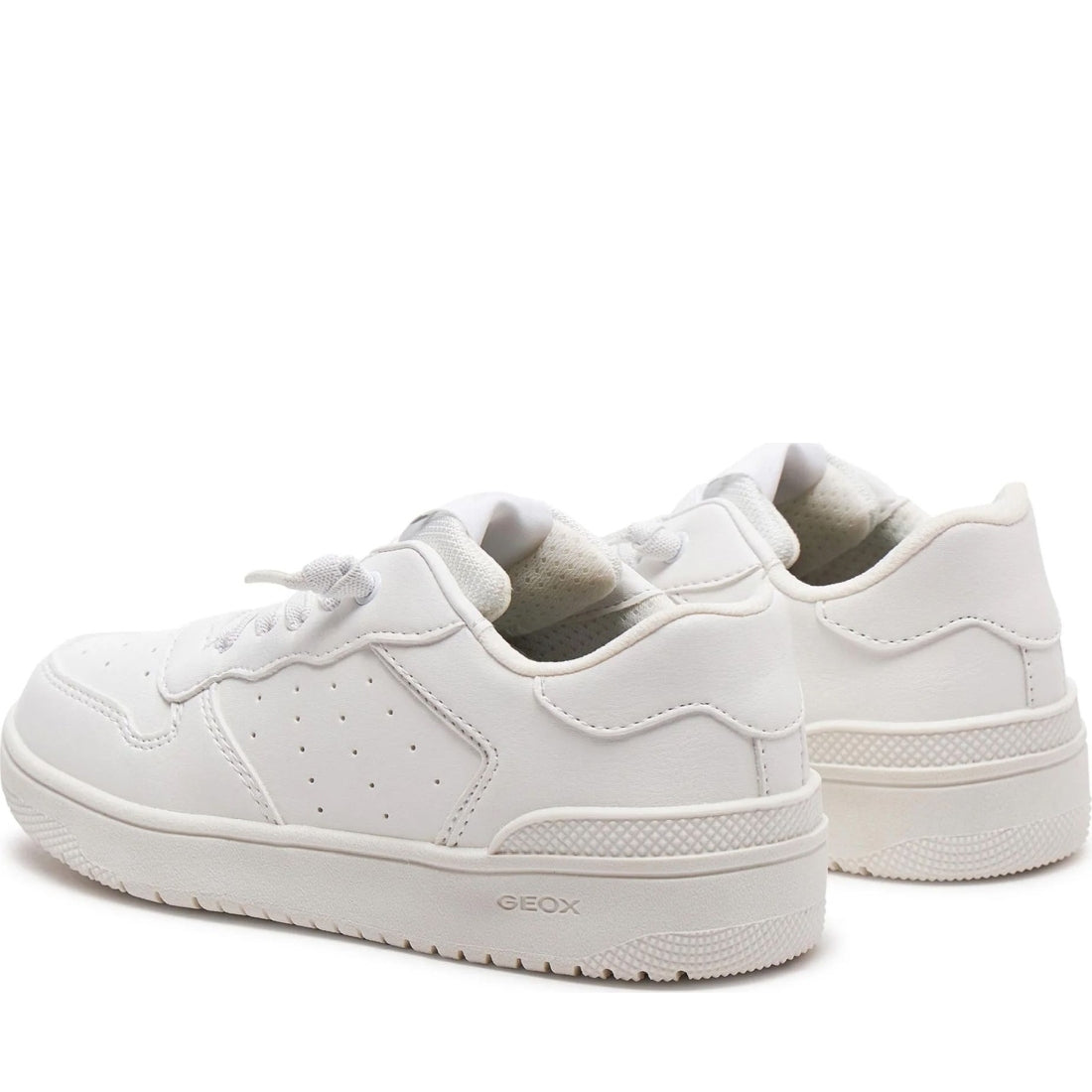 Geox girls white washiba sneakers | Vilbury London