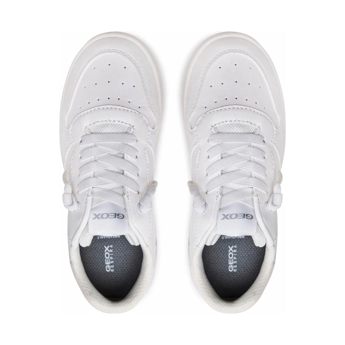 Geox girls white washiba sneakers | Vilbury London