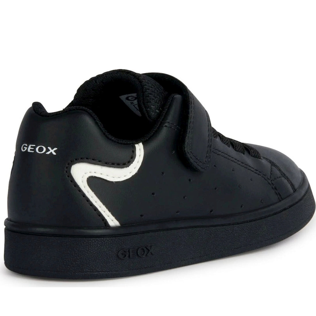 Geox boys black eclyper sneakers | Vilbury London