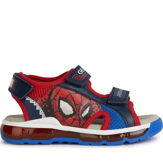 Geox boys navy, red sandal android | Vilbury London