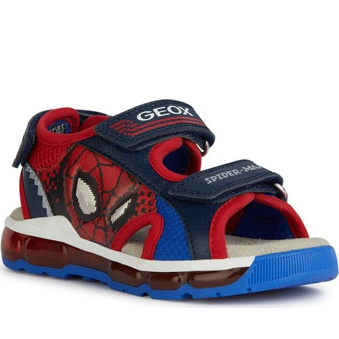 Geox boys navy, red sandal android | Vilbury London