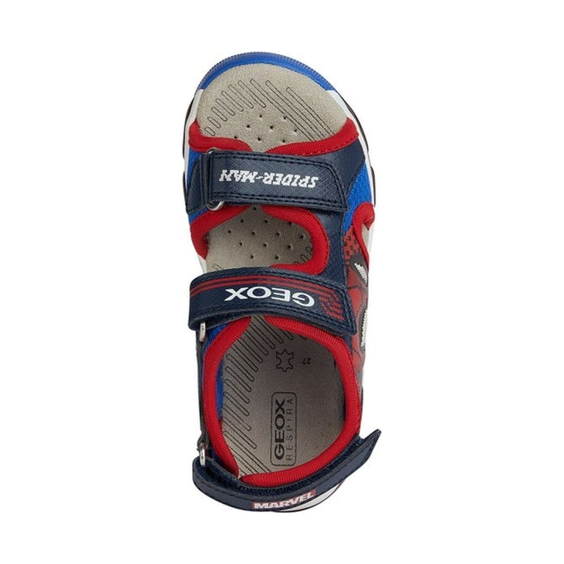 Geox boys navy, red sandal android | Vilbury London