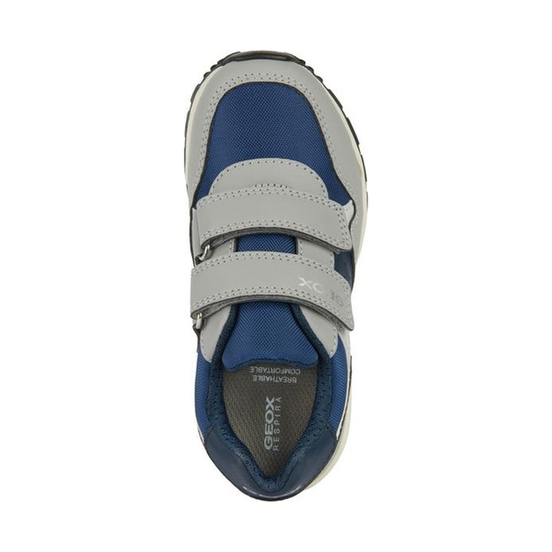 Geox boys grey, navy pavel sneakers | Vilbury London