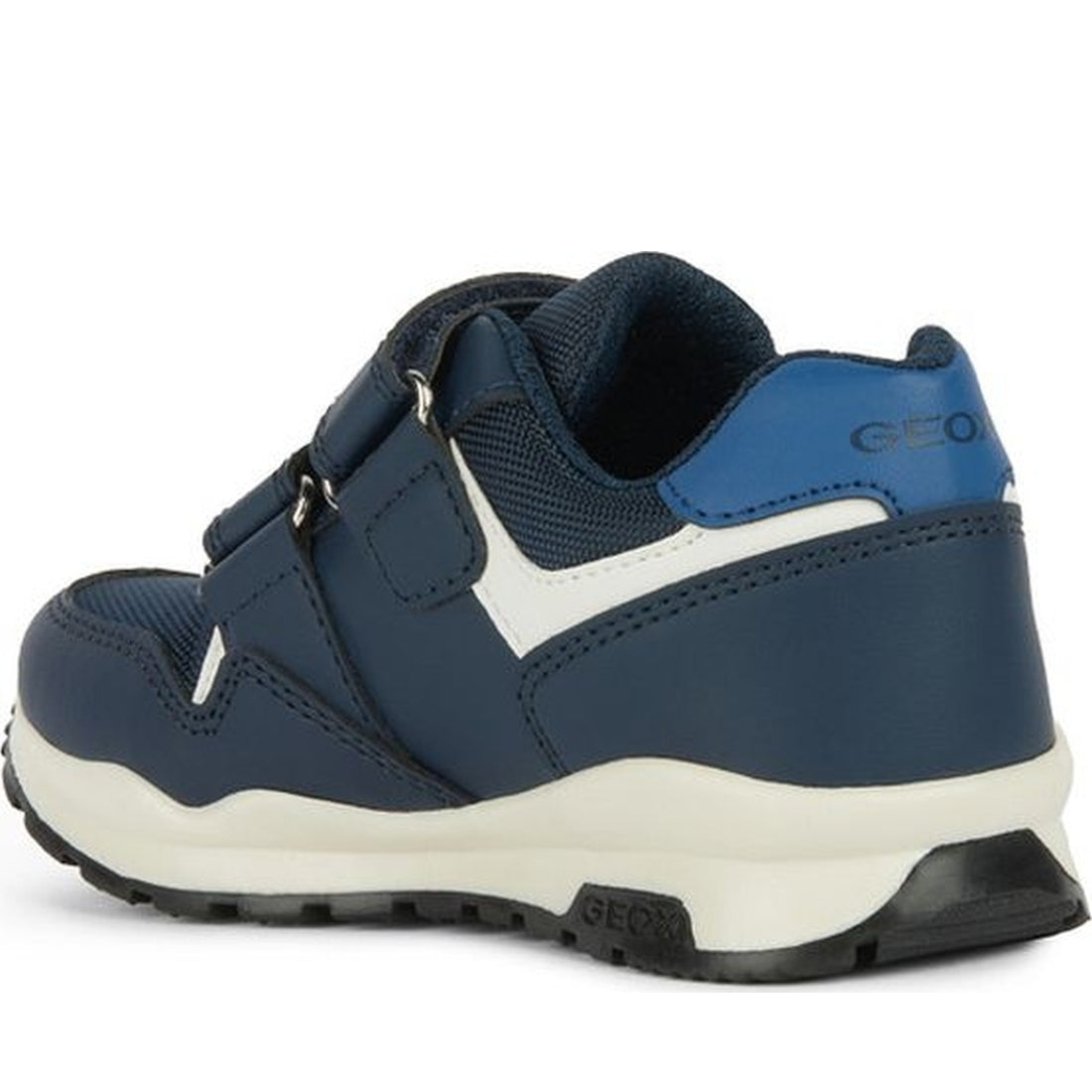 Geox boys navy, off white pavel sneakers | Vilbury London