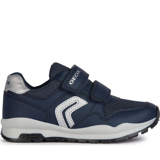 Geox boys navy pavel sneakers | Vilbury London