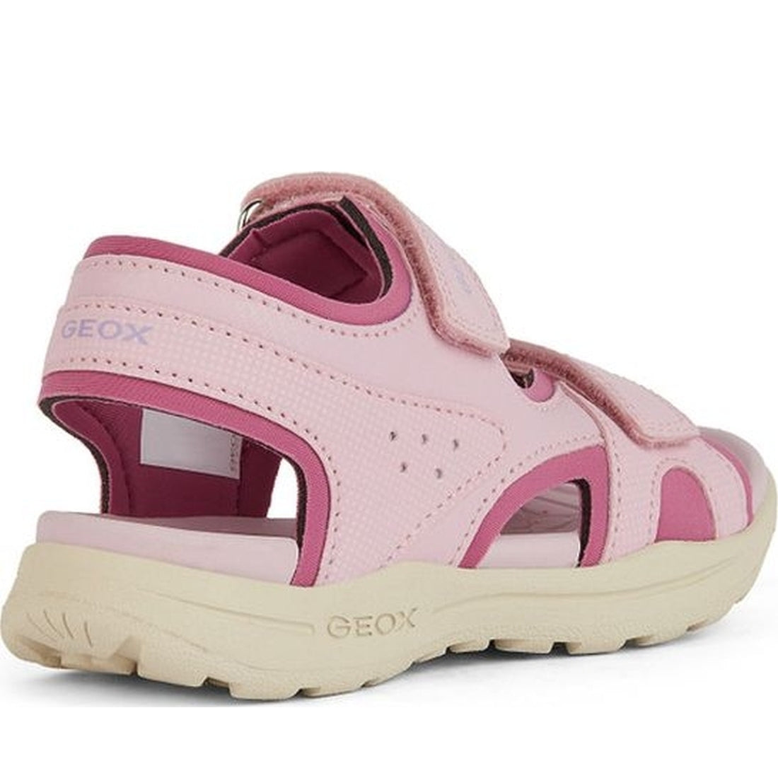 Geox girls pink, fuchsia vaniett sandals | Vilbury London