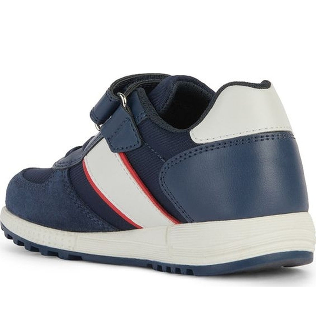 Geox boys navy, red alben sneakers | Vilbury London