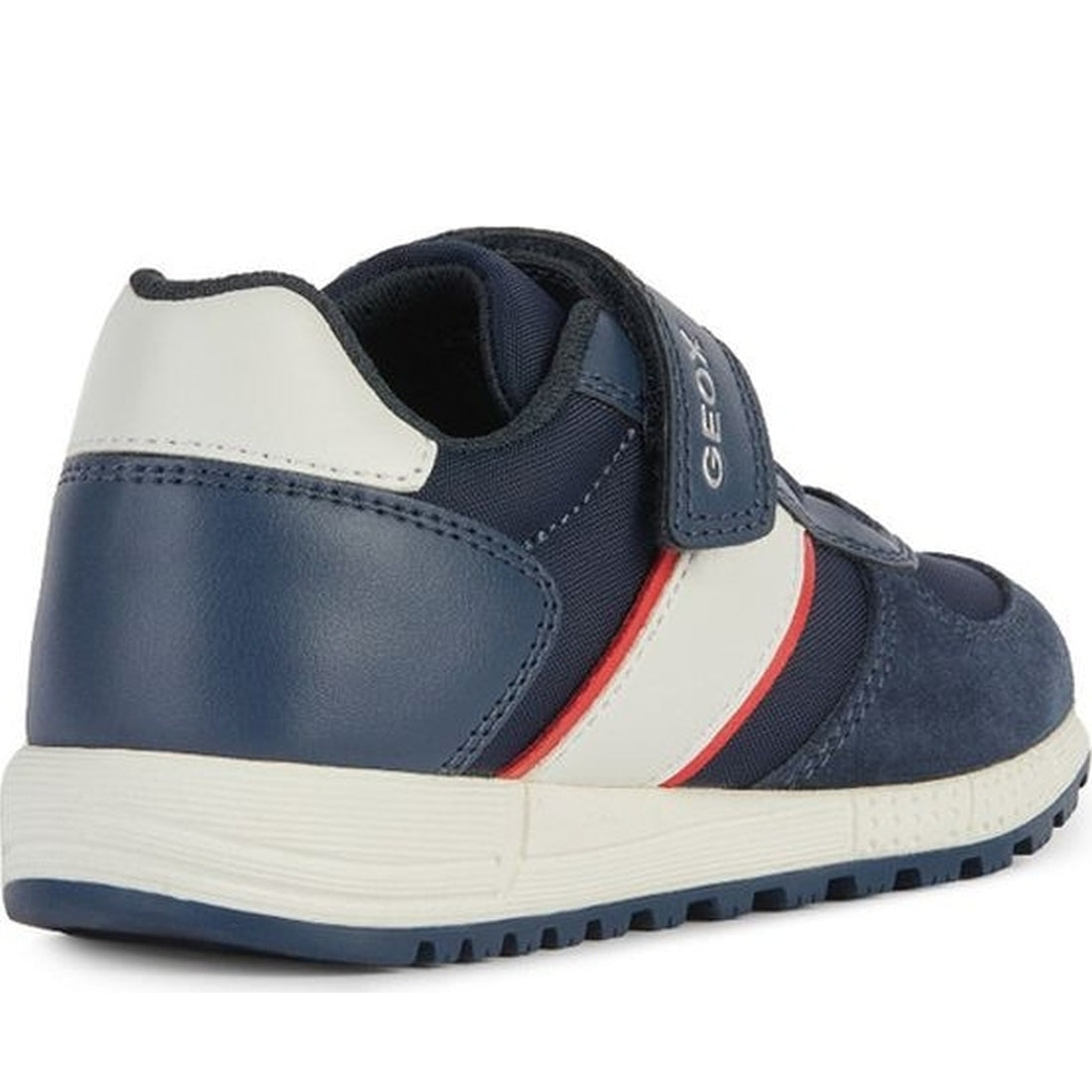 Geox boys navy, red alben sneakers | Vilbury London