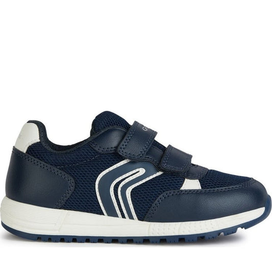 Geox boys navy, white alben sneakers | Vilbury London