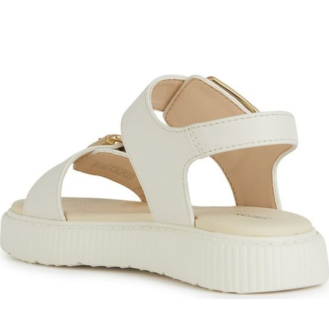 Geox girls lt ivory sandal kodette | Vilbury London