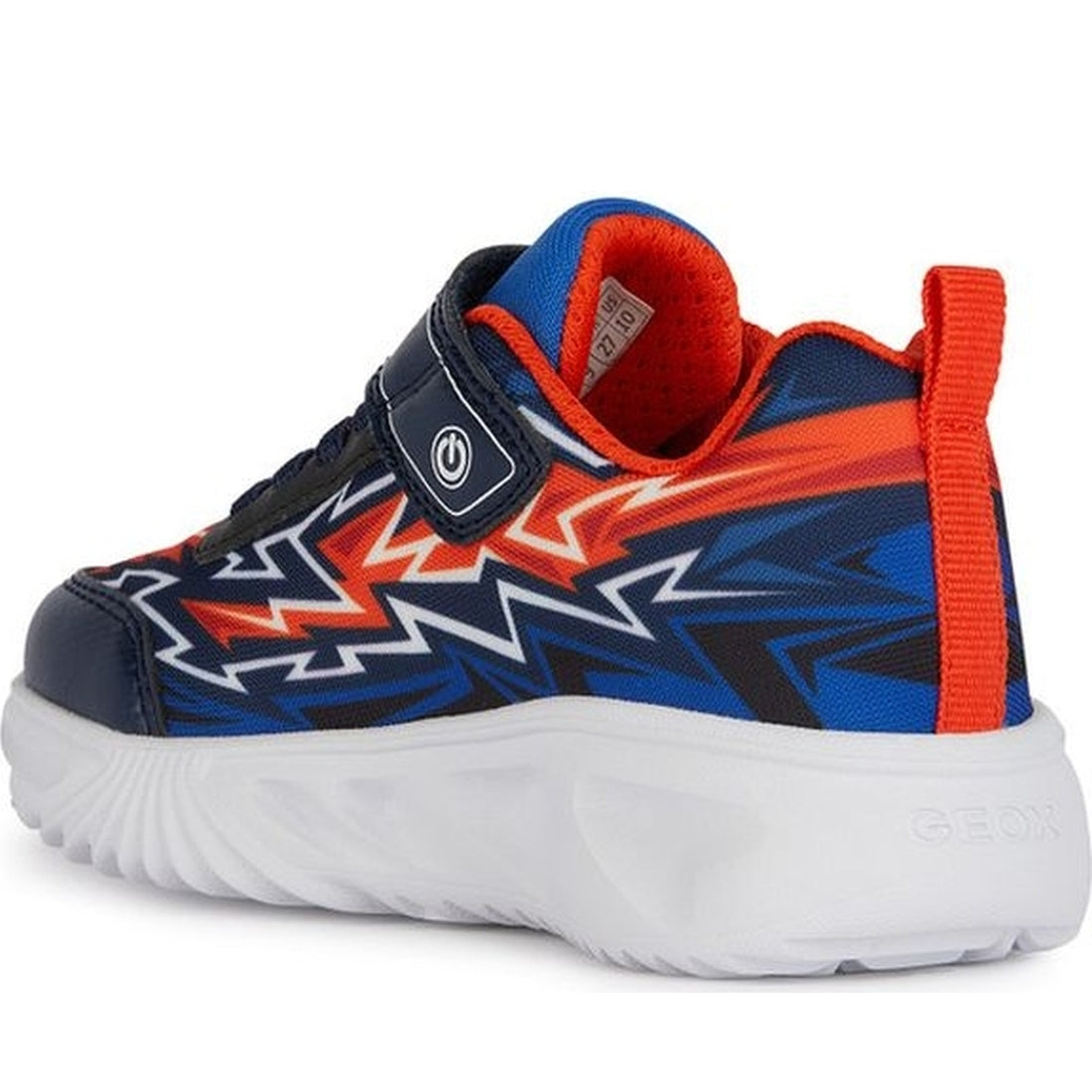 Geox boys navy, orange assister sneakers | Vilbury London