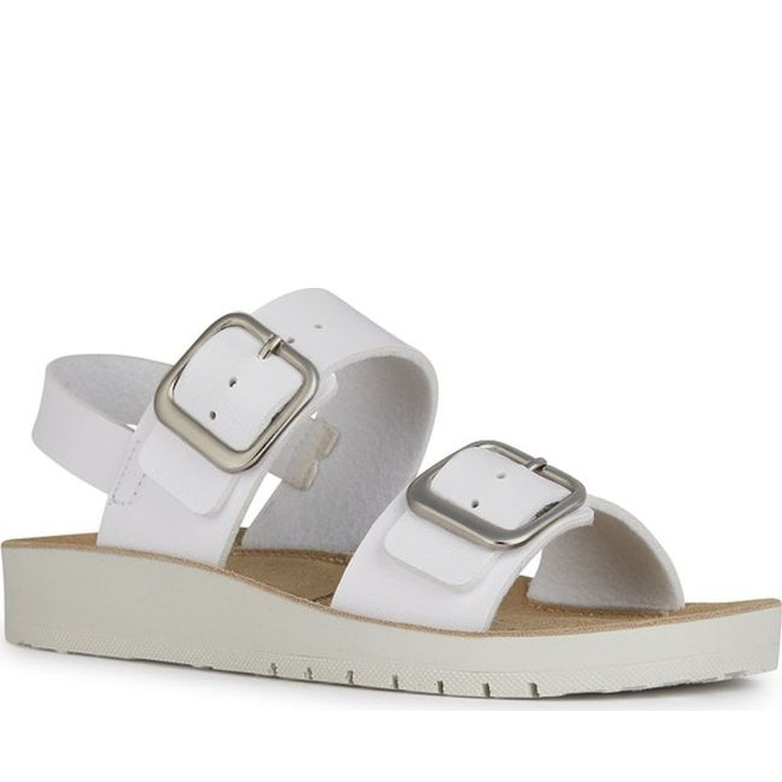 Geox girls white sandal costarei | Vilbury London