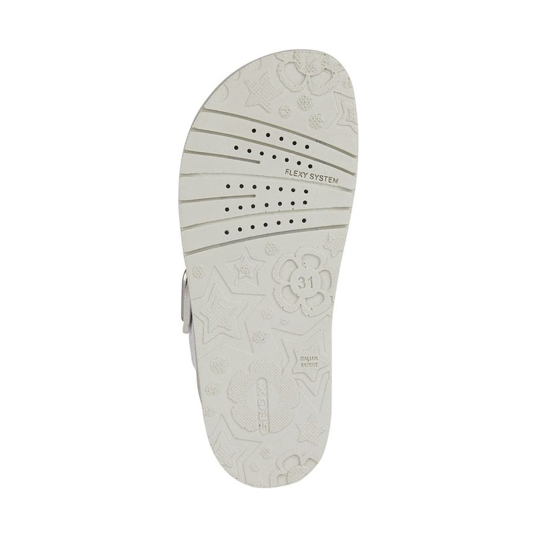 Geox girls white sandal costarei | Vilbury London