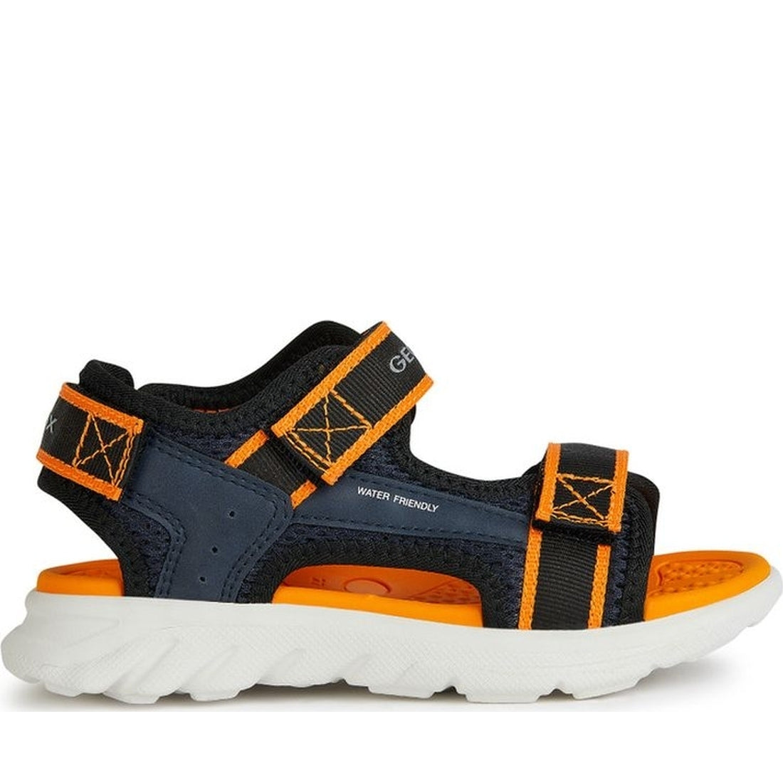 Geox boys navy, orange sandal airadyum | Vilbury London