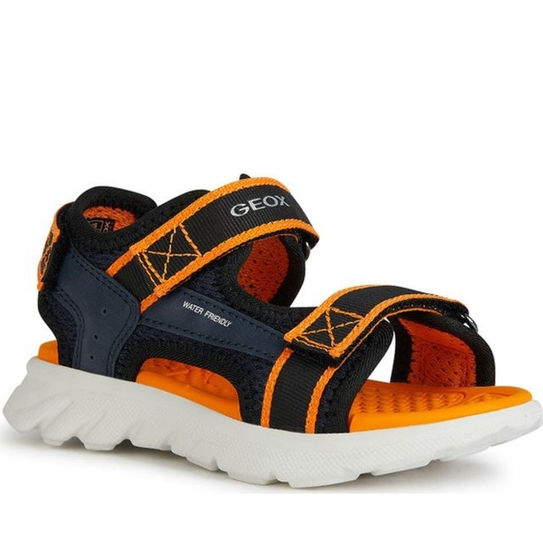 Geox boys navy, orange sandal airadyum | Vilbury London