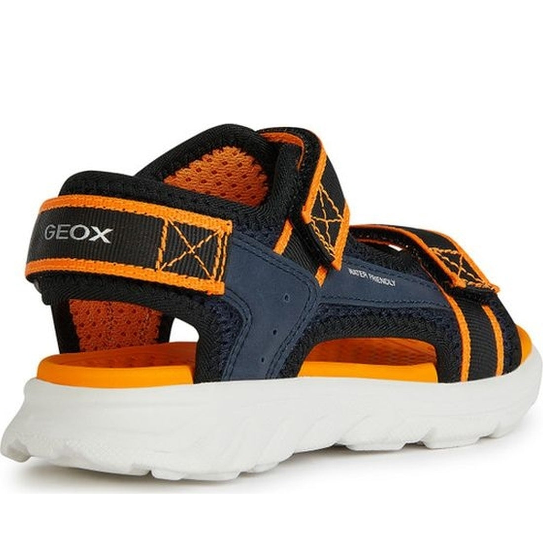 Geox boys navy, orange sandal airadyum | Vilbury London