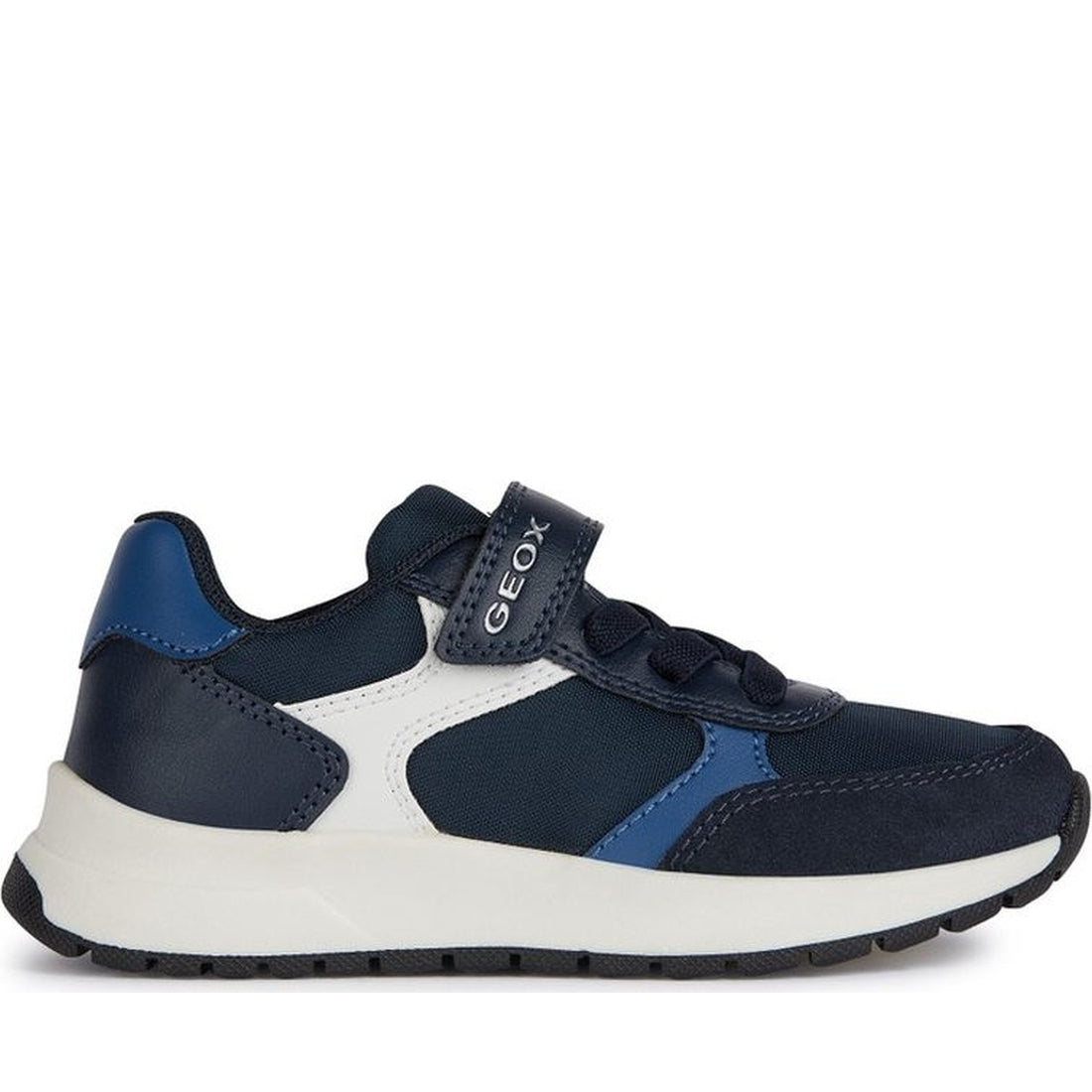 Geox boys navy, dk blue briezee sneakers | Vilbury London