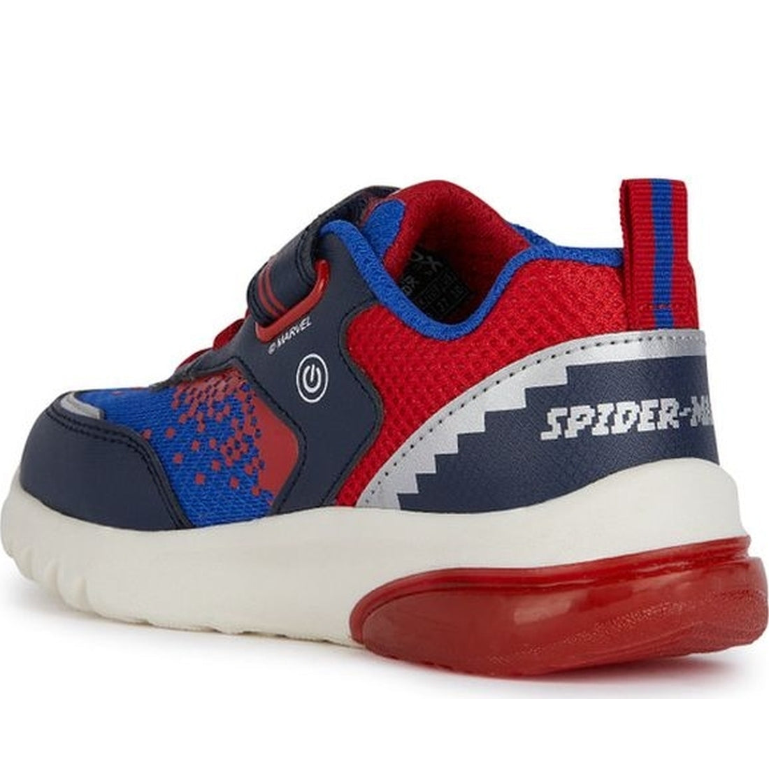 Geox boys navy, red ciberdron sneakers | Vilbury London