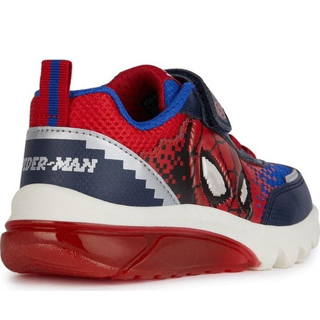 Geox boys navy, red ciberdron sneakers | Vilbury London