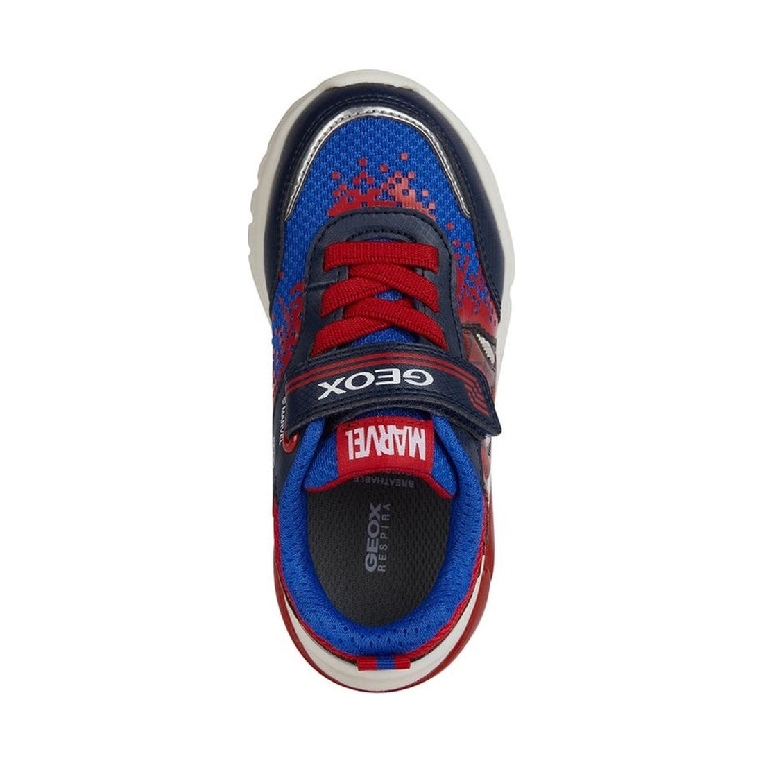 Geox boys navy, red ciberdron sneakers | Vilbury London